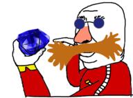 2soyjaks arm chaos_emerald closed_mouth clothes ear eggman gem glasses hand holding_gem holding_object mustache pointing round_glasses sega smile sonic_(series) soyjak variant:holdjak variant:impish_soyak_ears video_game // 818x603 // 188.6KB
