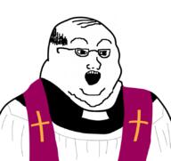 christianity clothes double_chin fat glasses hair open_mouth soyjak tallit variant:soyak // 848x800 // 204.5KB