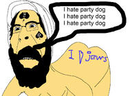 beard biting_lip clothes country discord_dog distorted frown hair hat i_love judaism muhammad nsfw soyjak spade speech_bubble star star_of_david subvariant:hornyson tattoo text variant:cobson yellow_skin // 1311x959 // 361.1KB