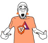 basic_attention_token brave_browser clothes earring glasses painted_nails queen_of_spades soyjak stubble text tshirt variant:shirtjak // 618x559 // 74.6KB