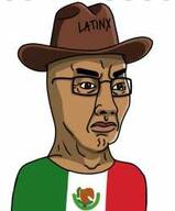 angry brown_skin closed_mouth clothes glasses hat latinx meta:low_resolution mexico sombrero soyjak variant:chudjak // 207x250 // 6.5KB