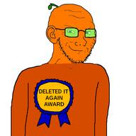 admin arm award badge closed_mouth ear froot froot_(user) glasses smile smug soyjak soyjak_party stubble variant:soyak // 600x600 // 40.2KB