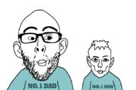 aryan bald child ear father glasses hair happy looking_at_each_other shirts smile son stubble text variant:nojak variant:unknown // 900x600 // 43.4KB