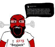 angry balding beard clothes glasses i_hate open_mouth red_face soyjack soyjak speech_bubble text tshirt twitter variant:science_lover // 1268x1089 // 243.8KB