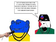 angry country countrywar flag glasses hand microphone open_mouth palestine queen_of_spades russia russo_ukrainian_war smile soyjak spade speech_bubble stubble text ukraine variant:cobson variant:impish_soyak_ears z_(russian_symbol) // 800x600 // 108.1KB