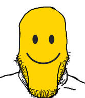 closed_mouth ifunny logo smile soyjak stubble variant:markiplier_soyjak yellow_skin // 595x689 // 122.1KB