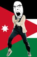 angry animated country dance flag gangnam_style glasses jordan open_mouth soyjak stubble variant:cobson // 300x460 // 502.8KB