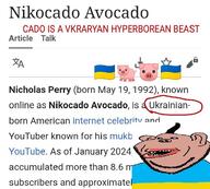 1992 2024 amerimutt flag flag:ukraine may may_19 mukbang nikocado_avocado open_mouth pig stubble teeth text ukraine variant:impish_soyak_ears wikipedia youtube // 720x650 // 88.7KB