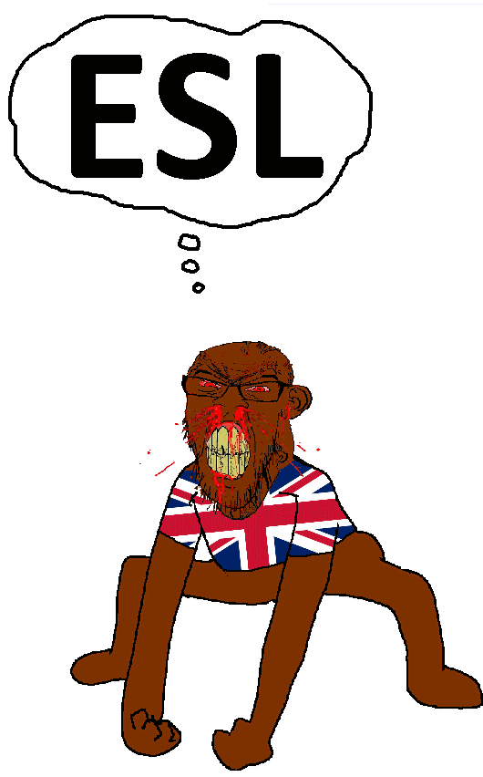 angry animated blood bloodshot_eyes brown_skin clenched_teeth dance ear esl flag glasses hand leg monkey_dance red_eyes soyjak stubble text thought_bubble united_kingdom variant:feraljak vein yellow_teeth // 530x852 // 86.4KB