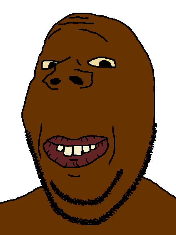 SoyBooru - Post 31922: black_skin closed_mouth shieet smile stubble ...