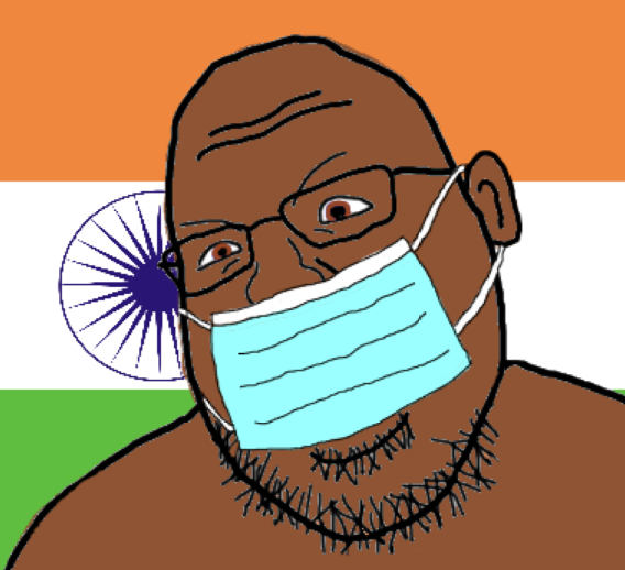 SoyBooru - Post 39033: black_skin country ear flag glasses india soyjak ...