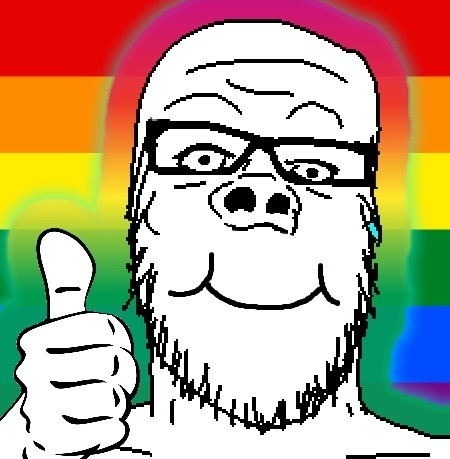 SoyBooru - Post 6468: closed_mouth flag gay glasses hand lgbt rainbow ...