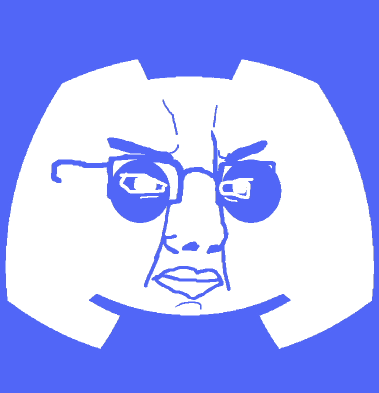 SoyBooru - Post 22556: angry blue closed_mouth discord glasses hair ...