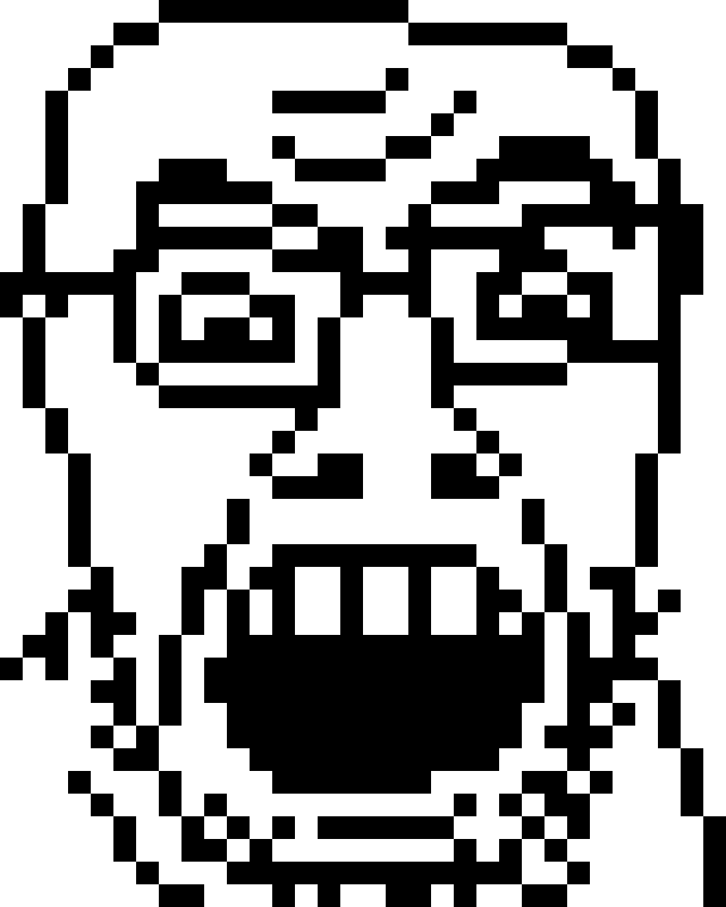 8bit angry animated blink closed_eyes closed_mouth glasses open_mouth pixel_art pixelated raised_eyebrow retro soyjak stubble variant:feraljak // 1024x1280 // 259.2KB
