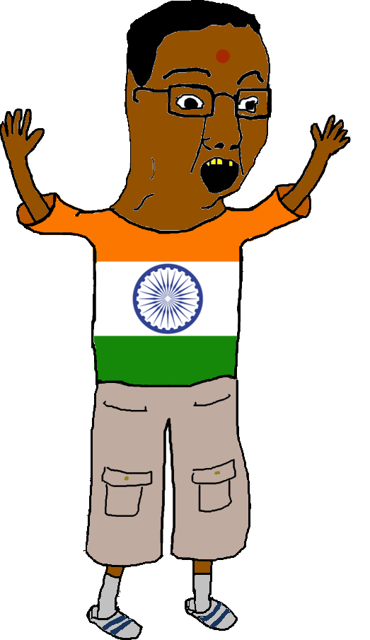 SoyBooru - Post 40840: bindi brown_skin chud flag:india full_body india ...