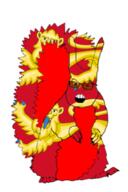 angry animal country flag full_body glasses https:archive.phzpklr medieval norman open_mouth soyjak squirrel stubble subvariant:feralsquirrel tail united_kingdom variant:feraljak // 416x622 // 162.7KB