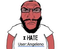 angeleno angry balding beard closed_mouth clothes glasses hair i_hate punisher_face red_skin soyjak soyjak_wiki text tshirt variant:science_lover // 1015x854 // 405.4KB