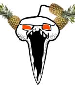 antenna distorted ear fruitjak glasses open_mouth pineapple red_eyes reddit soyjak stretched_mouth stubble variant:snoojak // 1200x1500 // 965.8KB