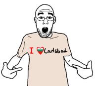 arm bulgaria carlsbad clothes country ear flag glasses hand heart i_love nigel_carlsbad open_mouth pointing soyjak stubble tshirt variant:shirtjak // 618x559 // 77.5KB