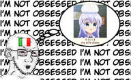 anime bant_(4chan) chino_kafuu crying ear flag gochiusa i_am_not_obsessed italy meta:low_resolution soyjak stubble thought_bubble variant:soyak // 323x197 // 83.0KB