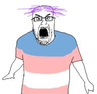 angry chris_chan clothes glasses hair mustache open_mouth purple_hair stubble tranny variant:cwcjak // 766x743 // 14.4KB