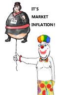 1488 afro alunya balloon clothes clown floating glasses inflation its_over leftypol market rainbow sad teeth text variant:gapejak white_skin // 889x1473 // 362.5KB