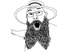 beard clothes crystal ear forehead_lines glasses gold hat metal open_mouth pointing template traced variant:unknown // 660x606 // 92.4KB