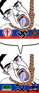 bloodshot_eyes bubble chechnya christianity chud communism country countrywar crying cyrillic_text ear fascism flag glasses hair hanging nazism open_mouth orthodox_church russia soyjak speech_bubble subvariant:chudjak_front suicide swastika text variant:chudjak z_(russian_symbol) // 719x1722 // 741.8KB