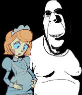 arm biting_lip blue_eyes clothes creepy distorted emmy_the_robot evil fat glasses nandroid ominous pregnant robot shadow smile soyjak stubble subvariant:hornyson variant:cobson yellow_hair // 2972x3465 // 706.7KB