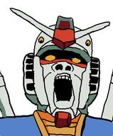 anime gundam open_mouth robot soyjak variant:a24_slowburn_soyjak // 473x572 // 74.8KB