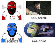 2soyjaks angry anime arm beard berserk blue_skin calm cgi closed_mouth clothes cloud earth fist fume glasses globe hair heart helmet i_hate i_love looking_at_you nasa open_mouth place_japan planet plant red_skin saturn science smile smoke space subvariant:science_lover teeth text tree tshirt variant:markiplier_soyjak water white_shirt white_skin wink // 1080x850 // 556.0KB