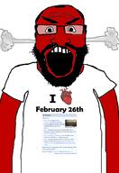 angry arm auto_generated beard clothes country february february_26 glasses open_mouth red soyjak steam subvariant:science_lover text variant:markiplier_soyjak wikipedia // 1440x2096 // 595.1KB