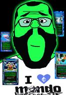 beard cryptocurrency ethereum fishtank_live glasses glowing green_skin happy i_love love mondo_megabits nft sam_hyde subvariant:science_lover variant:dustin variant:markiplier_soyjak // 840x1217 // 624.4KB