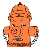 angry fire_hydrant frown objectsoy orange_skin soyjak variant:gapejak // 768x844 // 131.8KB