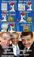 barack_obama bill_nye clothes crying glasses hat irl_background maga meta:tagme neil_degrasse_tyson nose open_mouth rick_and_morty rick_sanchez science soyjak spongebob_squarepants stubble teeth text vaccine variant:soyak // 750x1242 // 2.2MB