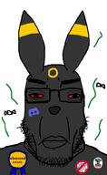 award black crossed_out discord ear flies glasses lips map markiplier nose obsessed red_eyes smelling stinky stubble sylveon umbreon variant:markiplier_soyjak // 600x976 // 45.4KB