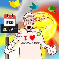 2soyjaks bird closed_mouth exxon_mobil february global_warming i_heart i_love open_mouth sun // 1600x1600 // 275.2KB
