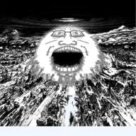 akira city distorted explosion glasses its_da_jooz manga mirrored nuclear open_mouth soyjak stubble the_new_normal variant:soyak // 698x698 // 514.1KB