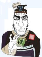 angry anime china crown dynasty emperor empire punisher_face qin qin_shi_huang serious serious_hat // 1354x1818 // 510.4KB