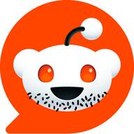 bubble chat open_mouth orange_background reddit soyjak stubble white_background // 400x401 // 63.5KB