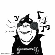 animated black_metal grausamkeit_(band) headphones heroin metal metal_(music) variant:impish_soyak_ears // 400x400 // 401.7KB