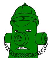 angry fire_hydrant frown green objectsoy soyjak variant:gapejak // 768x844 // 133.0KB