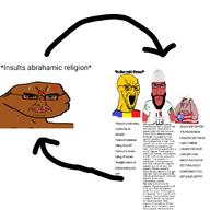 allah amerimutt arrow brown_skin christianity crying flag:pakistan flag:romania flag:united_states gdp glasses gore i_heart india indian open_mouth pakistan romania seethe star_of_david stubble subvariant:science_lover teeth train united_states variant:chudjak variant:cryboy_soyjak variant:markiplier_soyjak yellow_skin // 1650x1649 // 458.5KB