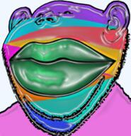 alternate colorful ear lips small_eyes soyjak stubble variant:impish_soyak_ears // 598x620 // 445.5KB