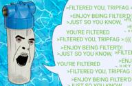 angry bloodshot_eyes eyebrows eyes face_only filter greentext item namefags object objectsoy open_mouth rage red_eyes speech_bubble text tripfag variant:cobson water water_filter wide_eyes // 1488x970 // 1.1MB
