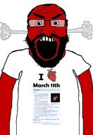 angry arm auto_generated beard clothes country glasses march march_11 open_mouth red soyjak steam subvariant:science_lover text variant:markiplier_soyjak wikipedia // 1440x2096 // 592.9KB
