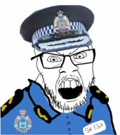 australia australian cuck glasses police police_uniform stubble variant:feraljak // 474x531 // 146.6KB