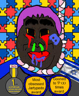 autism award booger brown_troonjak discord distorted drool flag:transgender_pride_flag hanging israeli_flag jake jakparty_soy jartycuck nigger purple_hair slopjak tranny variant:alicia yellow_sclera // 592x720 // 515.1KB