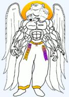 3soyjaks angry baki biblically_accurate_angel bloodshot_eyes buff closed_mouth clothes coal crying frown full_body gem glasses open_mouth smile soyjak stubble text thrembo variant:gapejak variant:impish_soyak_ears variant:soyak white_eyes wing // 2597x3665 // 36.4MB