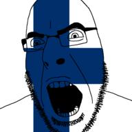 angry country cross finland flag glasses open_mouth soyjak stubble variant:cobson // 721x720 // 11.4KB